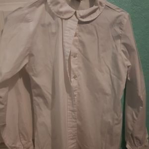 Girls White button down